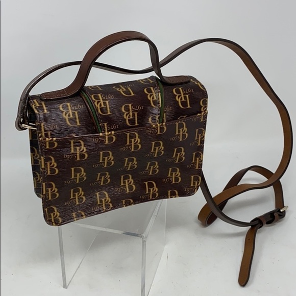 Dooney & Bourke Logo Coated Canvas Crossbody Hand Bag - Picture 7 of 16